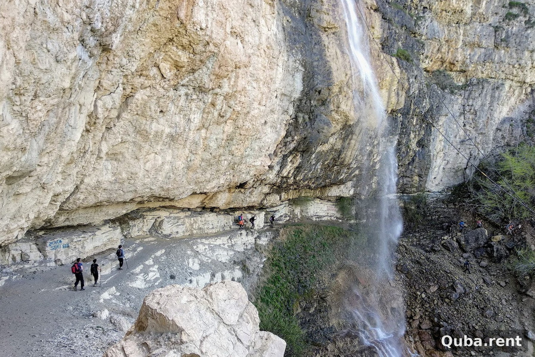 Afurja Waterfall - panorama